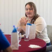 faculty having great conversation